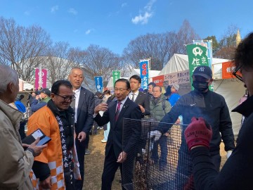 西脇知事がご来場